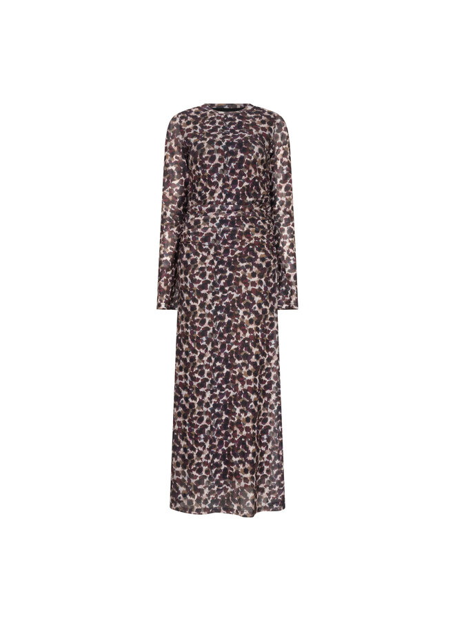 Jurk Isani maxi abstract multi color