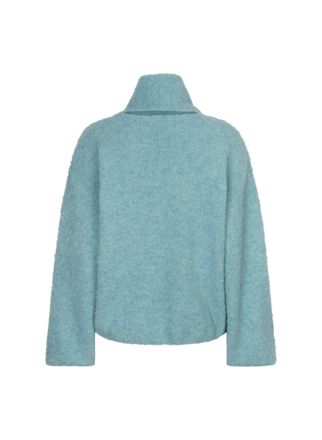 Trui Kira relaxed knit mint melange