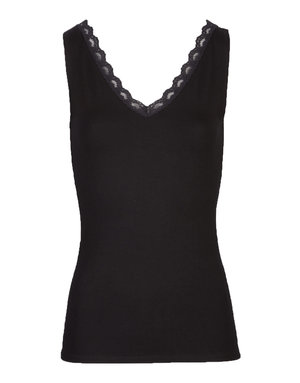By-Bar By-bar lace singlet black