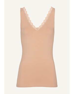 By-Bar By-Bar Lace Singlet Nude