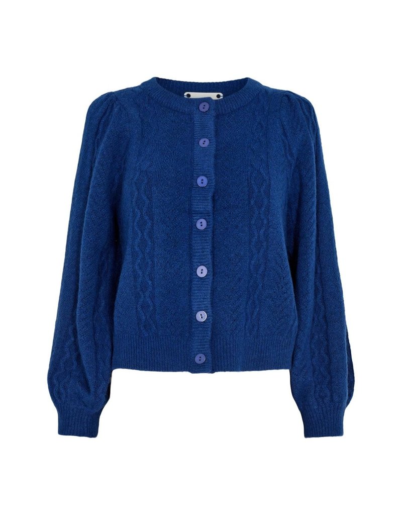 Co' Couture Co'Couture Pixie Pointelle Cardigan New Blue 32011