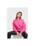 Alix The Label Alix The Label Knitted Fluffy Pullover Bright Pink