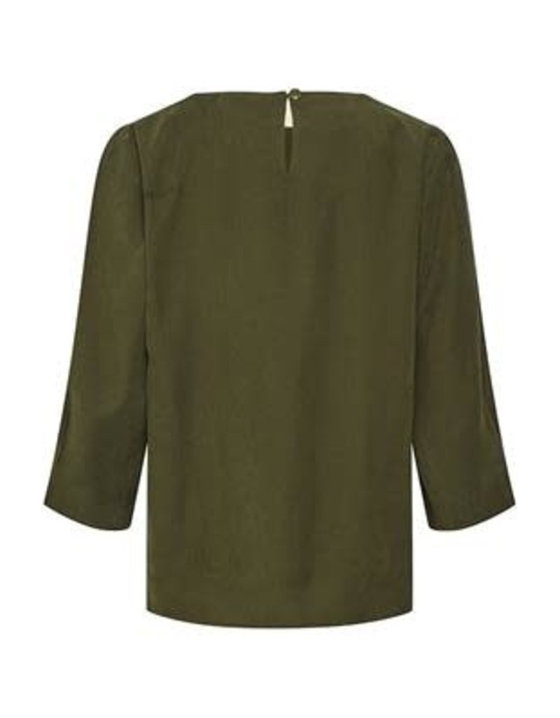 My Essential Wardrobe MEW MWLouisa Blouse Deep Green 10703689