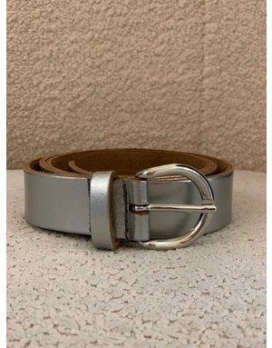 Elvy Elvy Foil Belt Silver