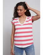 Yaya Yaya Striped Shirt Pink