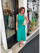 MEW Line Wrap Skirt Marine Green