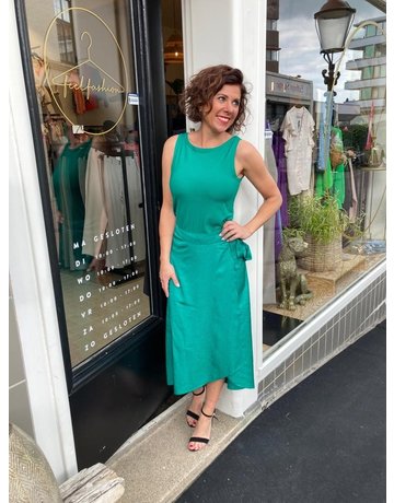 My Essential Wardrobe MEW Line Wrap Skirt Marine Green