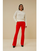 By-Bar By-Bar Leila velvet Pant Poppy Red