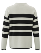Yaya Yaya Stripe Sweater Black