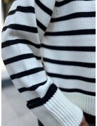 Co' Couture Co´Couture Mero Crop Stripe Knit