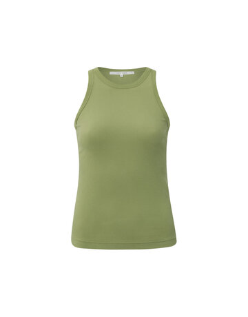 Yaya Yaya Rib Top Green