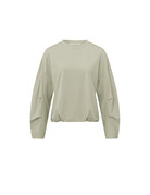 Yaya Yaya Pleated Top Grey