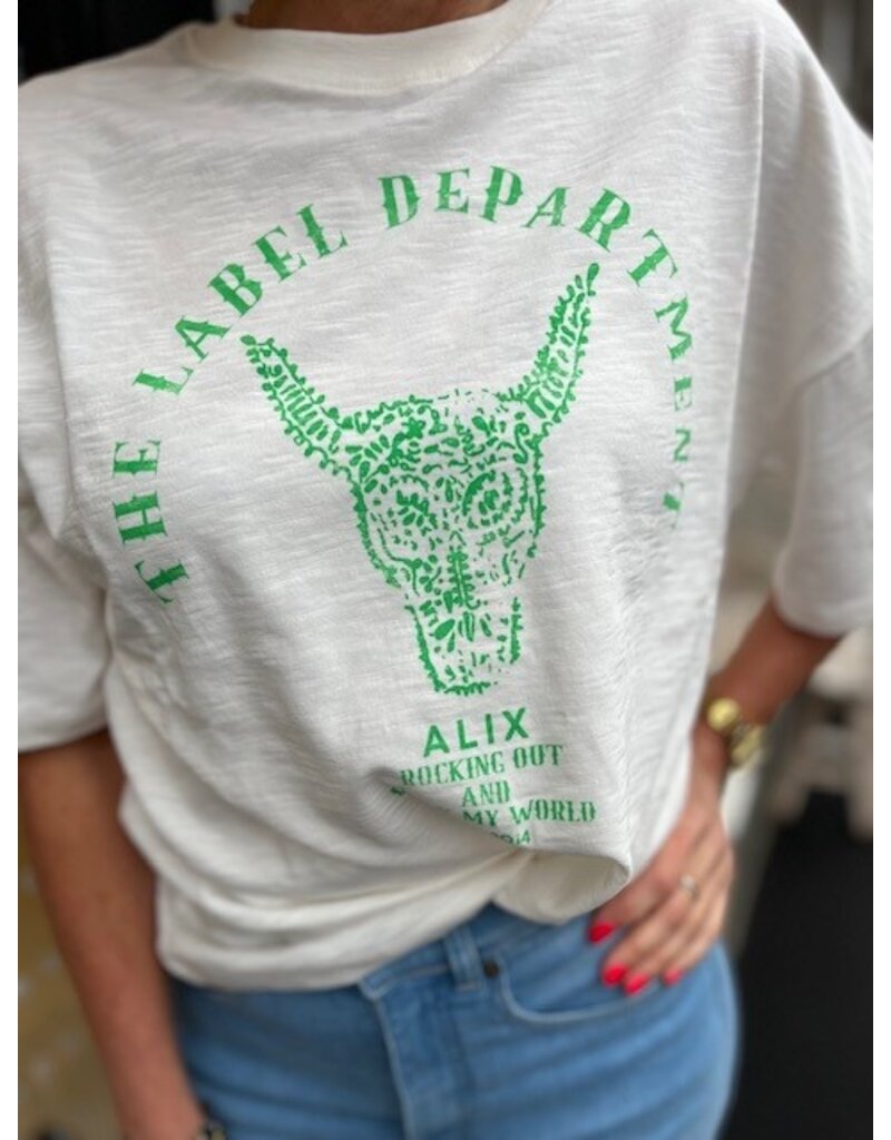 Alix The Label Alix The Label Bull T-Shirt Soft White