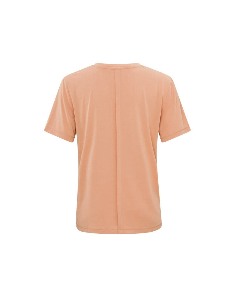 Yaya Yaya T-shirt V-Neck Coral