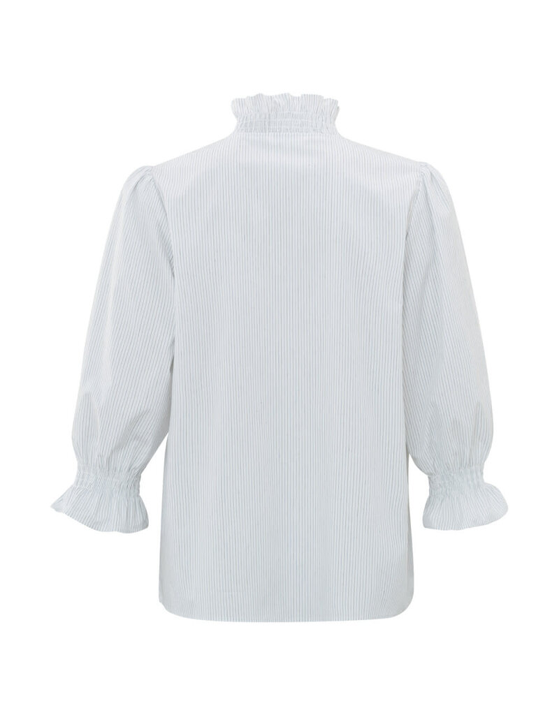 Yaya Yaya Ruffle Blouse Off White