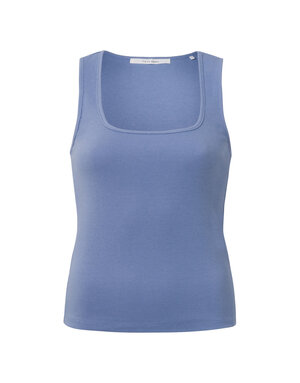 Yaya Yaya Square Singlet Blue