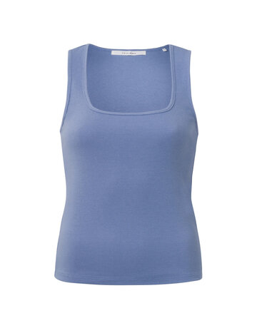 Yaya Yaya Square Singlet Blue