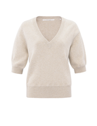 Yaya Yaya V neck Gray Beige