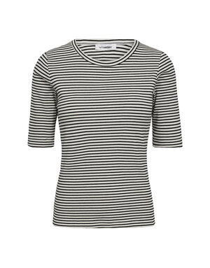 Co' Couture Co'couture Sara Stripe Tee Wit