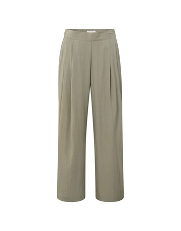 Yaya Yaya Wide Leg Pant Army Green