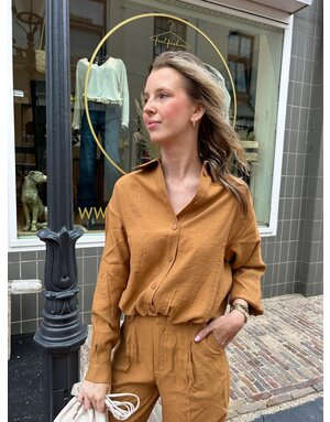 POM  Sugar Brown Blouse