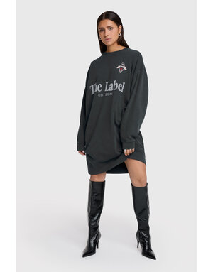 Alix The Label Alix The Label Sweat Dress Black
