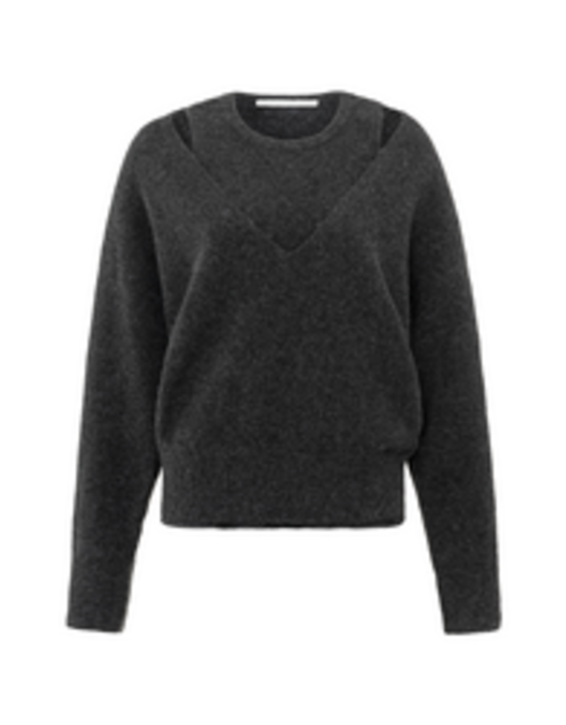 Yaya Yaya Sweater V-Neck Antra