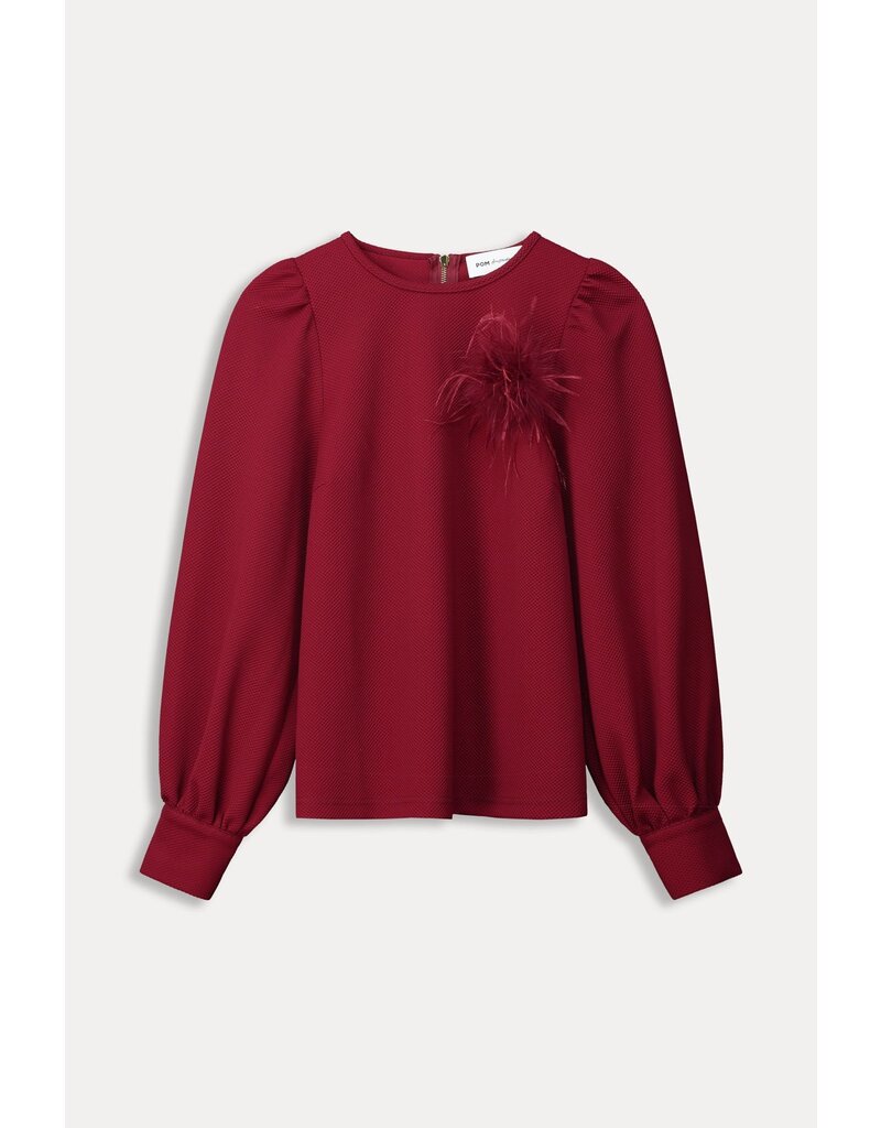 Pom Amsterdam POM  Top Burgundy