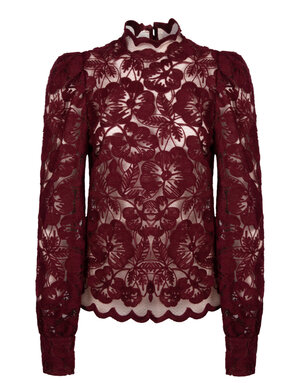 Aaiko Muze Top Maroon