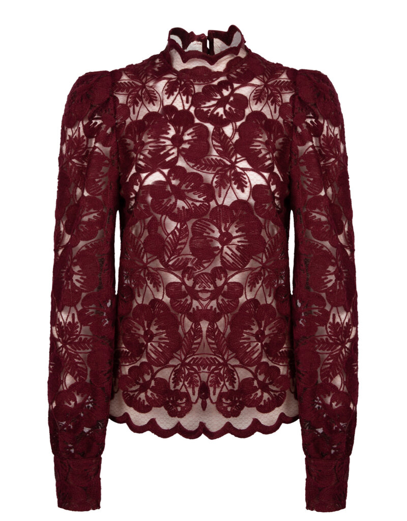 Aaiko Muze Top Maroon