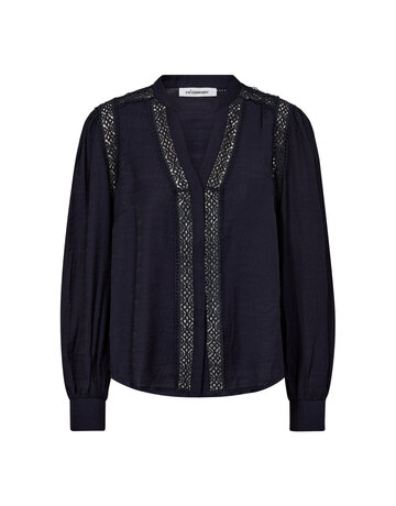 Co' Couture Co'Couture Caryn Navy Blouse