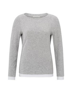 Yaya Yaya dbl layer Top Grey Mel.