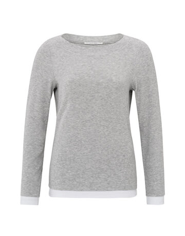 Yaya Yaya dbl layer Top Grey Mel.