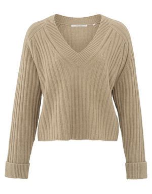 Yaya Yaya V-Neck Sw. Safari