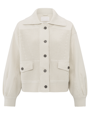 Yaya Yaya Cardigan Twill O.White