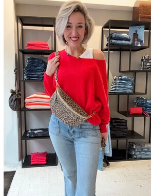Feel Fashion Feel Tas Suede Leopard