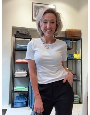 Yaya Yaya T-shirt Basis KM white