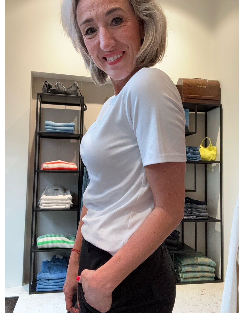 Yaya Yaya T-shirt Basis KM white