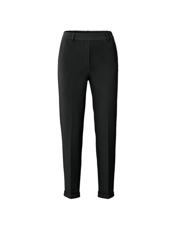 Yaya Scuba straight leg Pant Black