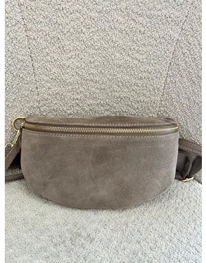 Feel Fashion Feel Tas Suede Taupe