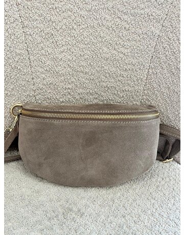 Feel Fashion Feel Tas Suede Taupe