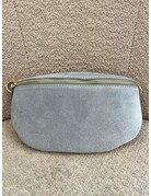 Feel Fashion Feel Tas suede L. Blauw