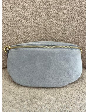 Feel Fashion Feel Tas suede L. Blauw
