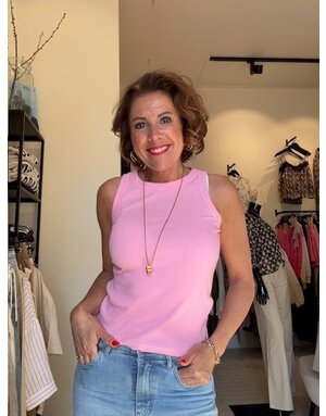 Feel Fashion Feel top hoog roze