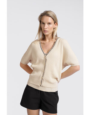 Yaya Yaya Rib vest Fun Sand
