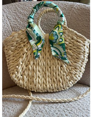 Feel Fashion Feel capri bag raffia cream