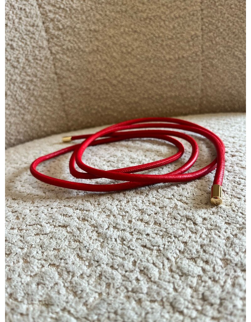 Feel Fashion Feel lucia strikriem rond rood