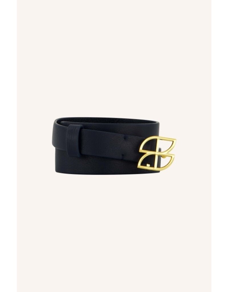 By-Bar By-Bar Buckle Belt Logo Blue
