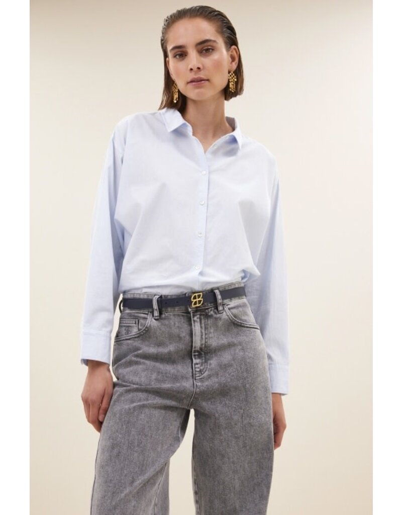 By-Bar By-Bar Buckle Belt Logo Blue