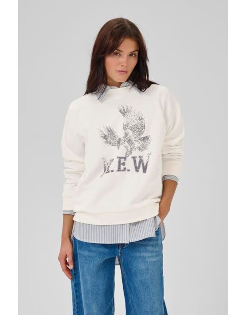 My Essential Wardrobe MEW Diego Sweat Snow Wh.